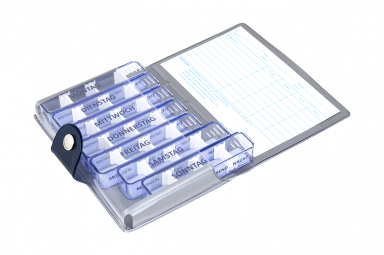 Medidos-DE-No1-Wild-Dark-Blue-Open-pill-dispenser-Kibodan-danish-design