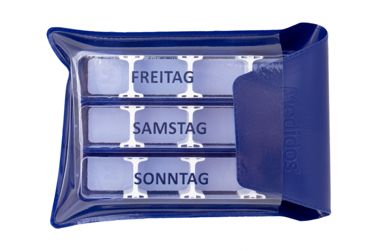 Medidose-DE-No6-Empire-Blue-Closed-pill-dispenser-Kibodan-danish-design