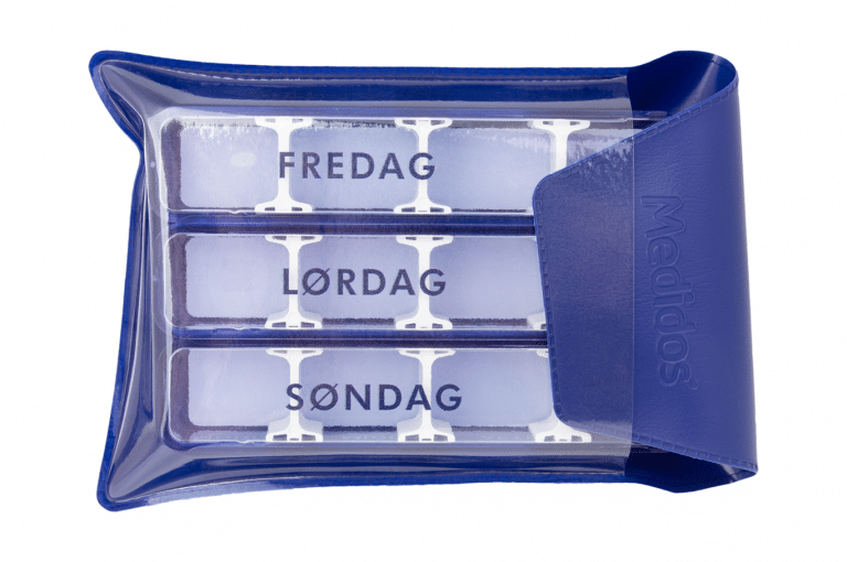 Medidos-DK-No6-Empire-Blue-Closed-pill-dispenser-Kibodan-danish-design