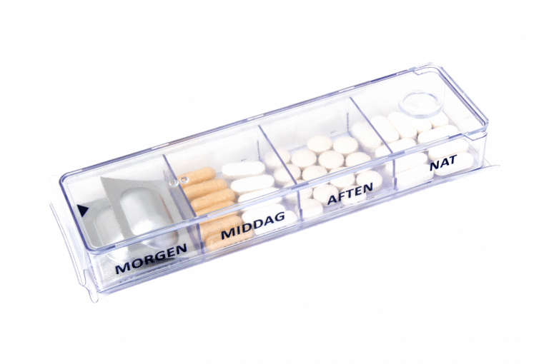 Megamax-DK-No3U-Sleeve-Clear-pill-dispenser-Kibodan-danish-design-B-X1